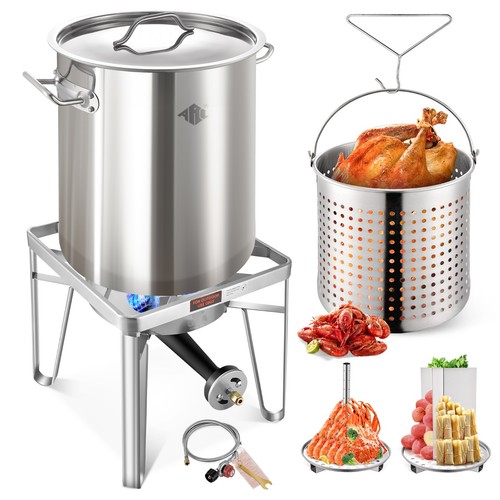 40qt stockpot seafood boil pot - 40qt,